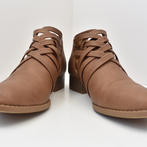 Unr8ed Shoes Unr8ed Brown Shoes With Strap Detail W6 Poshmark